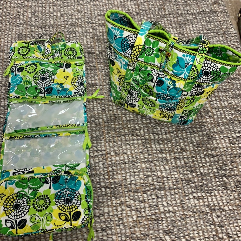 Travel jewelry organizer plus a satchel